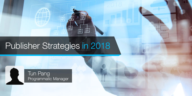Publisher Strategies in 2018 banner by Hotmob